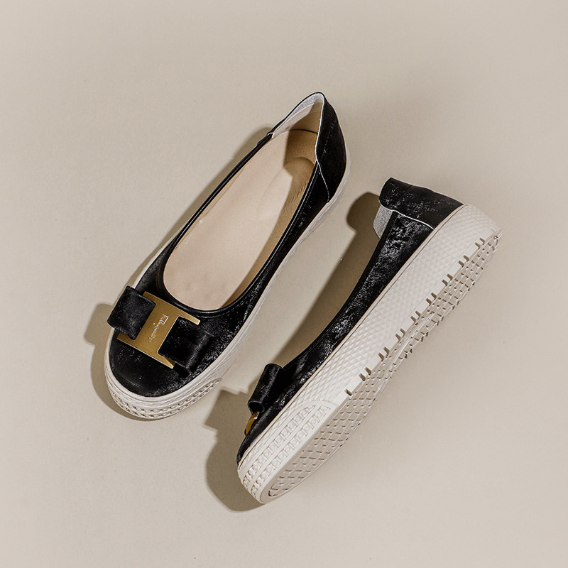 Fashion Women's Shoes Exquisit - Leather Work Flats Women 리뷰 및 가격
