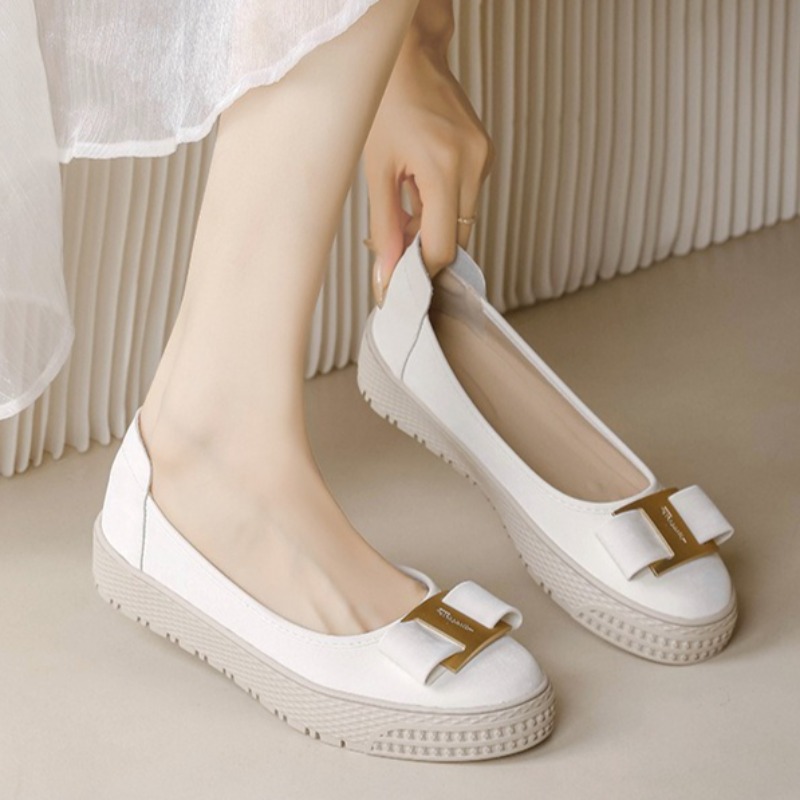 Fashion Women's Shoes Exquisit - Leather Work Flats Women 리뷰 및 가격