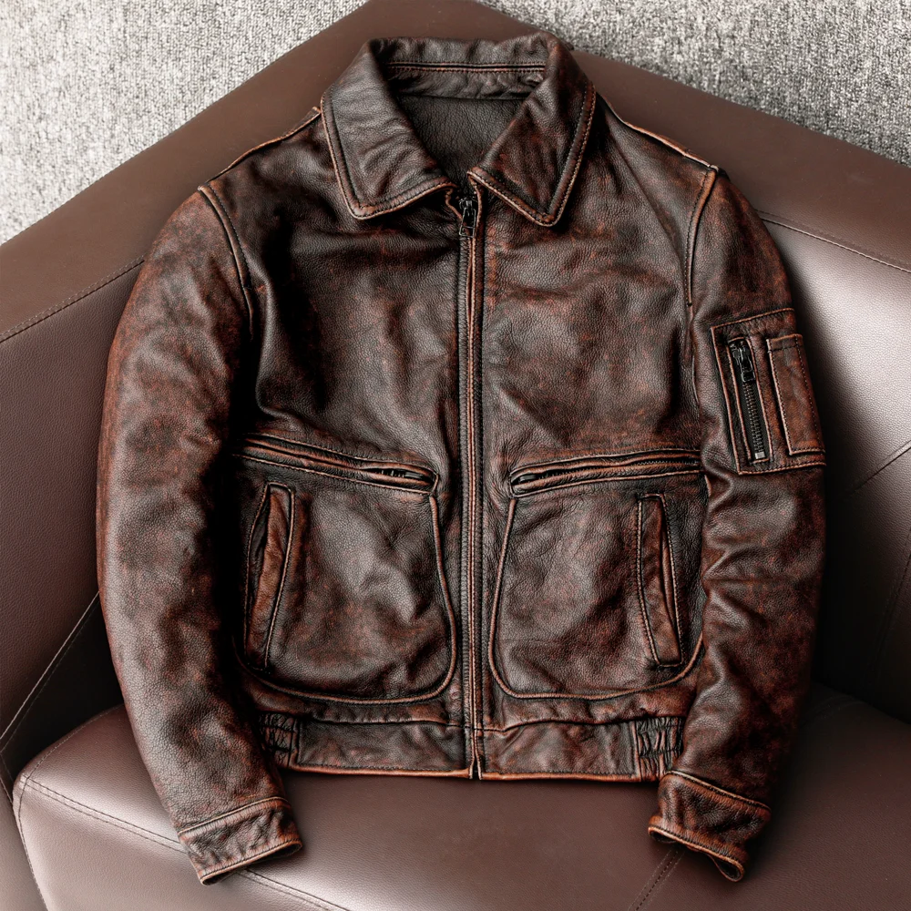 New Style Men Fashion Biker Ja - Leather Work Jacket 리뷰 및 가격