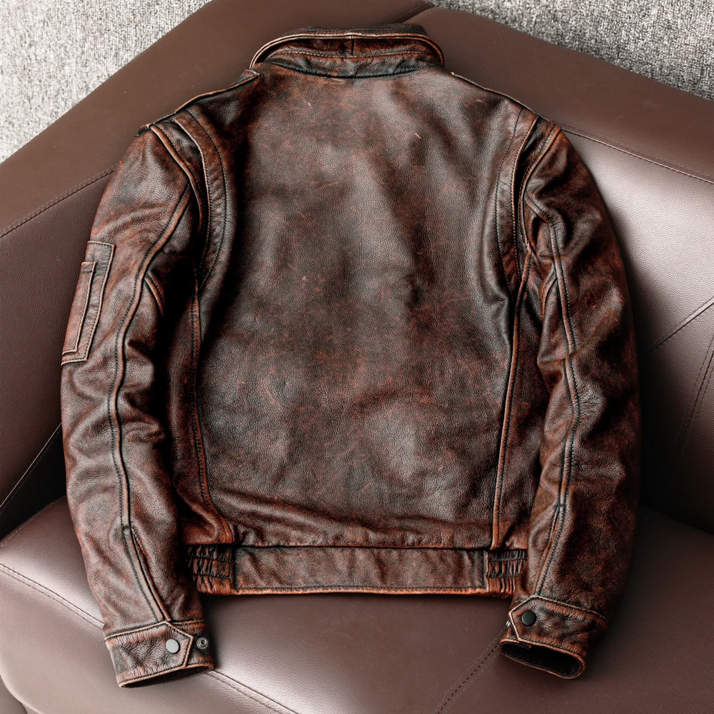 New Style Men Fashion Biker Ja - Leather Work Jacket 리뷰 및 가격