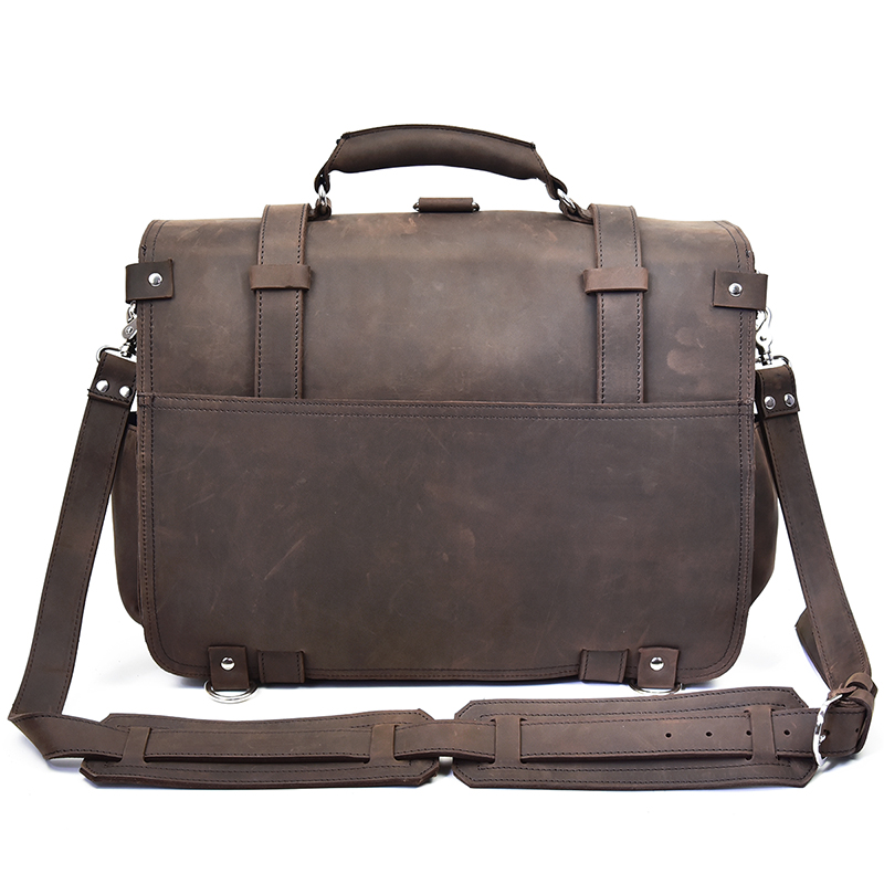 Men Thick Crazy Horse Leather  - Leather Work Rucksack 리뷰 및 가격